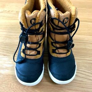 Merrell Snow Bank Boots 10 Black/Tan